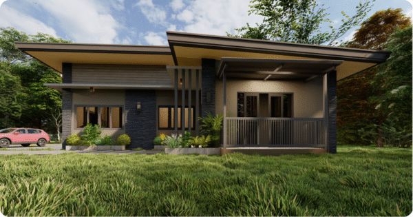  modern 1 storey residential building plan